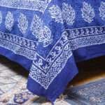 Indigo Cotton Bedsheet