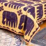 Applique Work Bed Cover