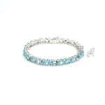 Blue Topaz Silver Bracelet