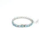 Blue Topaz Silver Bracelet