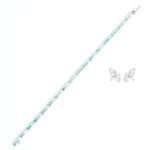 Blue Topaz Tennis Bracelet