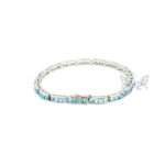 Blue Topaz Tennis Bracelet
