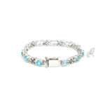 Blue Topaz & Sapphire Bracelet