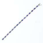 Sapphire Bracelet with Diamonds