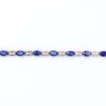 Sapphire Bracelet with Diamonds