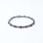 Sapphire Bracelet with Diamonds