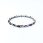 Sapphire Bracelet with Diamonds