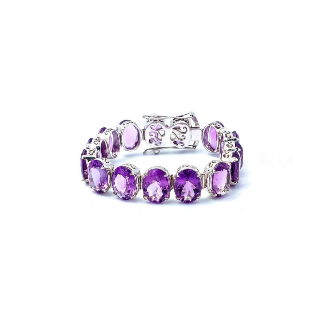 Purple Amethyst Bracelet