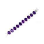 Purple Amethyst Bracelet