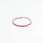 Silver Ruby Bracelet