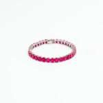 Silver Ruby Bracelet