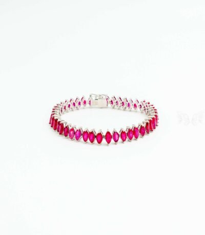 Ruby Tennis Bracelet