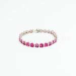 Ruby and Diamond Tennis Bracelet