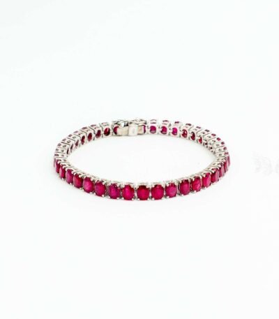 Ruby Gemstone Bracelet