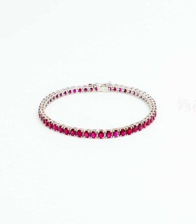 Ruby Gemstone Bracelet