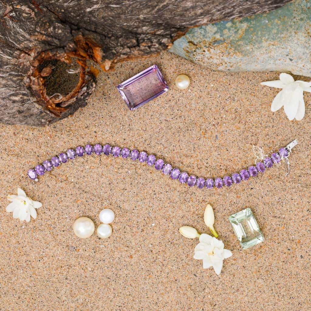 Amethyst Tennis Bracelet