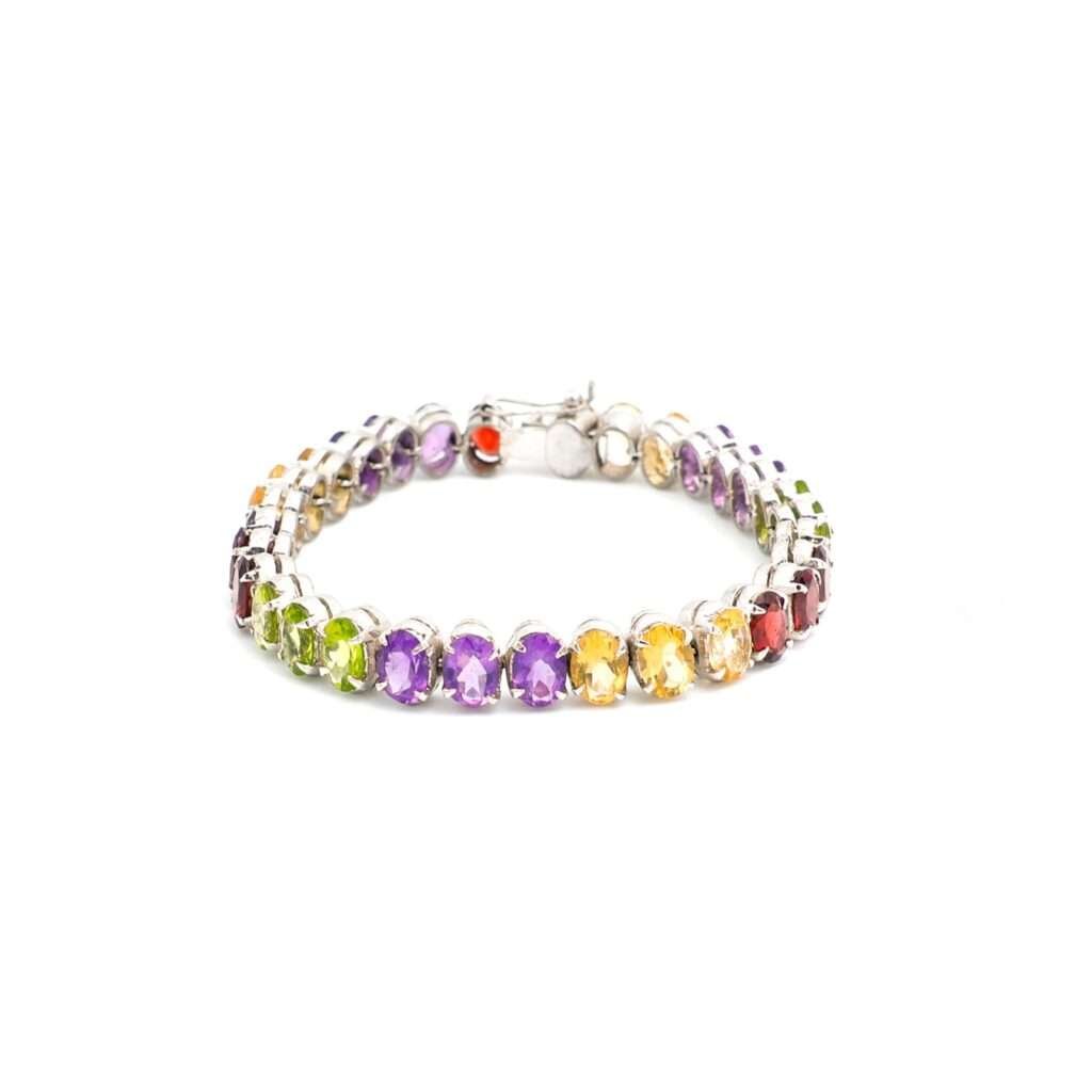 Multi-Gemstone Bracelet
