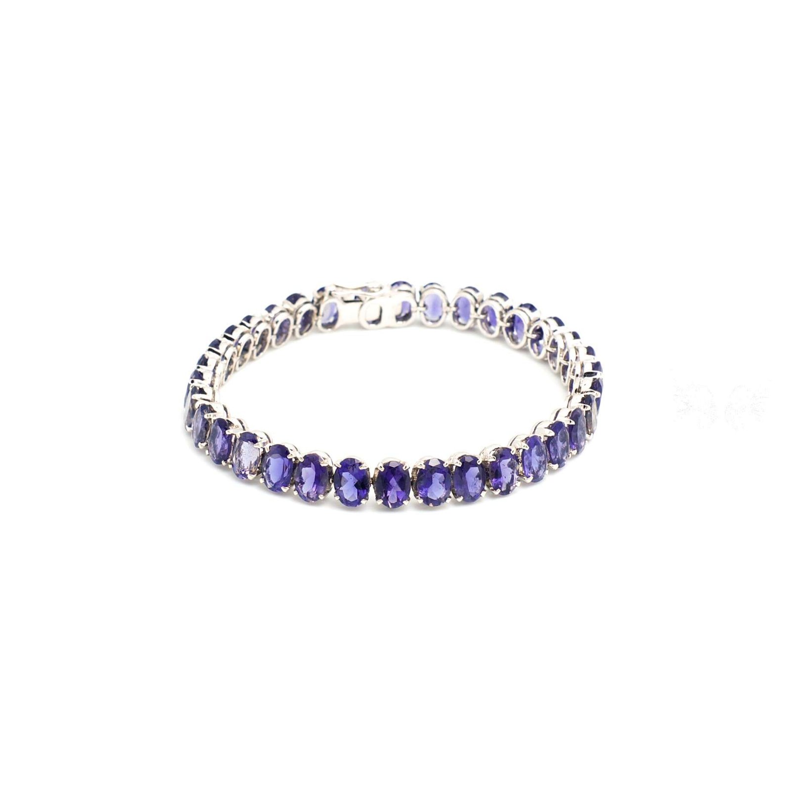 _82A2357 Iolite Tennis Bracelet