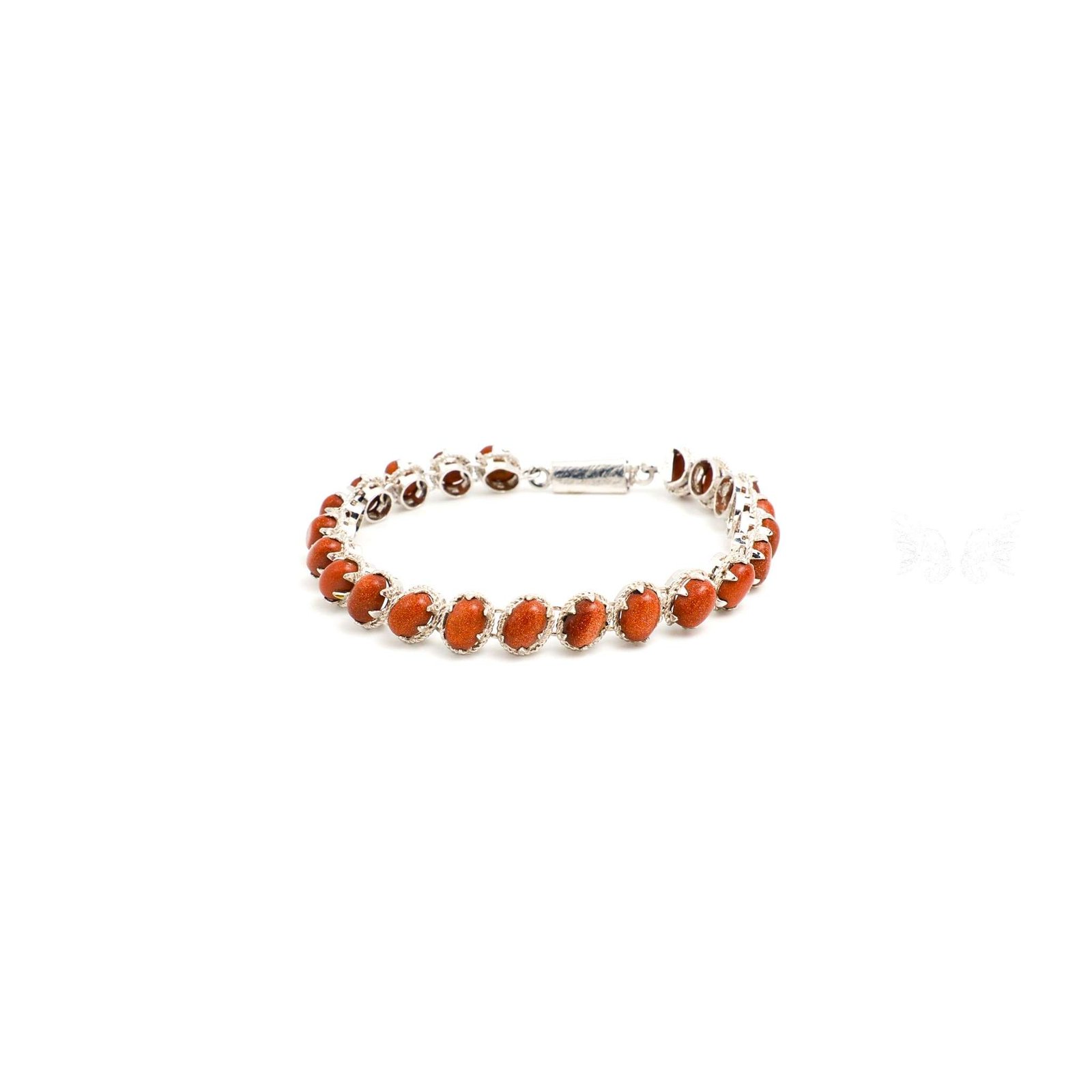_82A2398 Silver Sunstone Bracelet