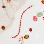 silver coral bracelet