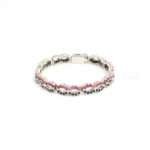 Sapphire & Ruby Silver Bracelet