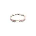Sapphire & Ruby Silver Bracelet