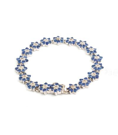 Floral Silver Bracelet