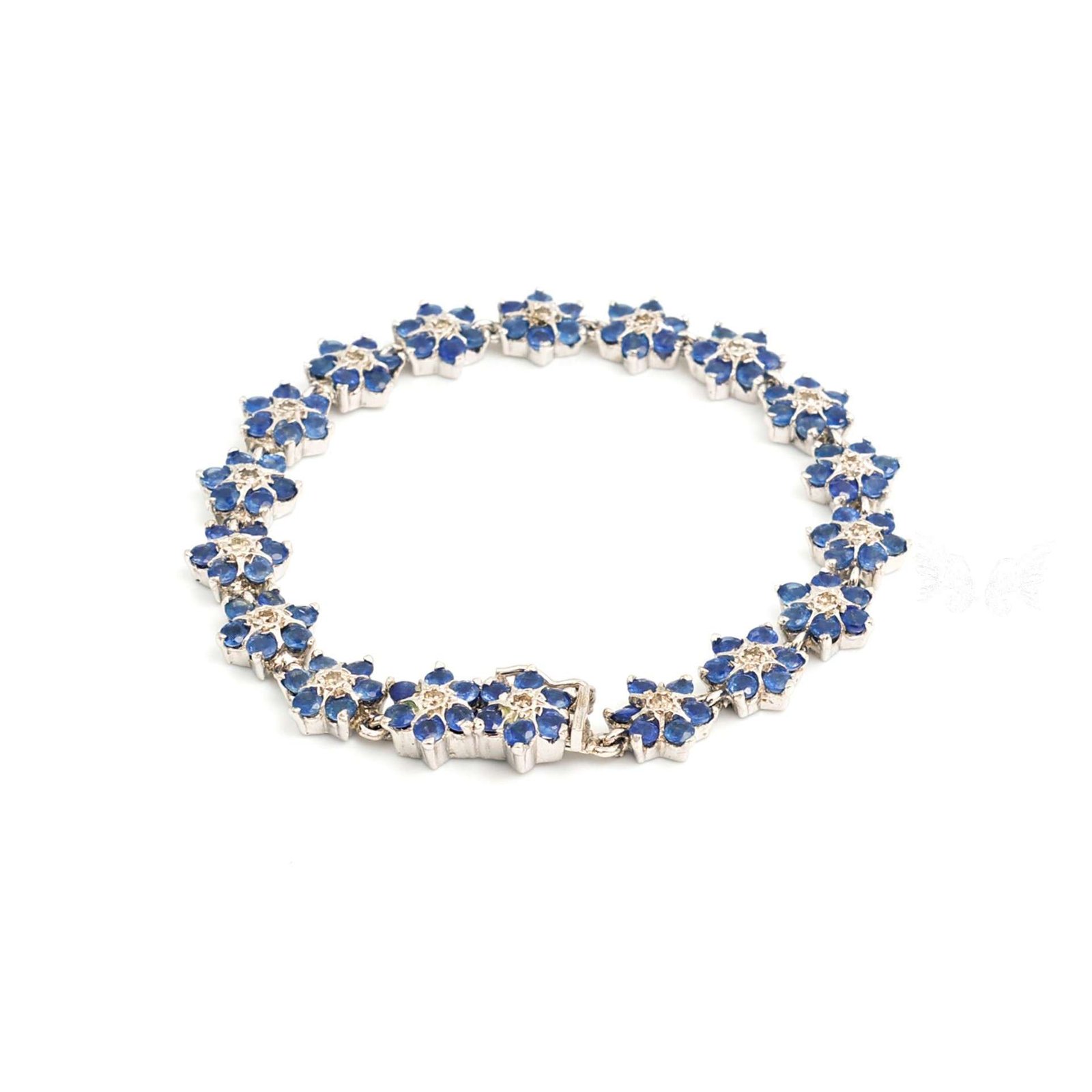 _82A2498 Floral Silver Bracelet