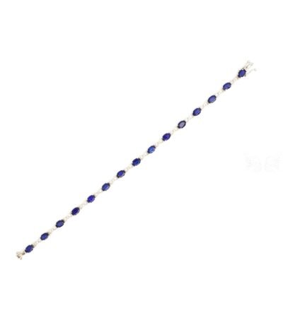 Sapphire Infinity Bracelet