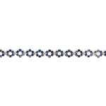 silver Floral Bracelet