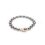 silver Floral Bracelet