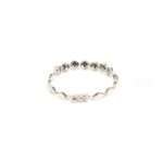 sapphire silver bracelet