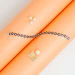 silver Floral Bracelet