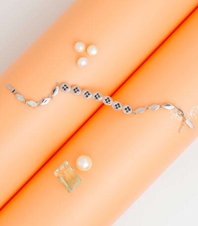 sapphire silver bracelet