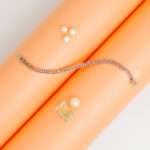 Coral Bracelet in Silver