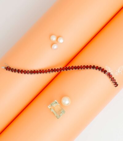 Garnet Gemstone Bracelet