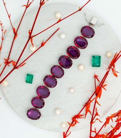 Alexandrite Silver Bracelet