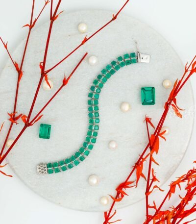 Onyx Silver Bracelet
