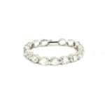 Aquamarine Silver Bracelet