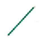 Green Onyx Silver Bracelet