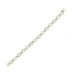 Aquamarine Silver Bracelet