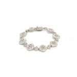 Cubic Zirconia Silver Bracelet