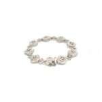 Cubic Zirconia Silver Bracelet