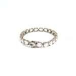 Aquamarine Silver Bracelet
