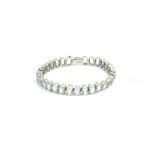 Aquamarine Silver Bracelet