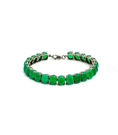 Onyx Silver Bracelet