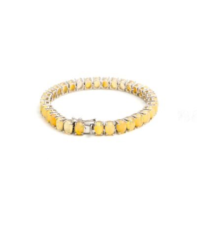 Silver Opal Bracelet