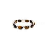 Tiger's Eye Silver Bracelet