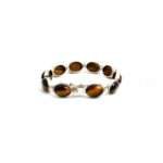 Tiger's Eye Silver Bracelet