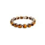 Tiger's Eye Silver Bracelet
